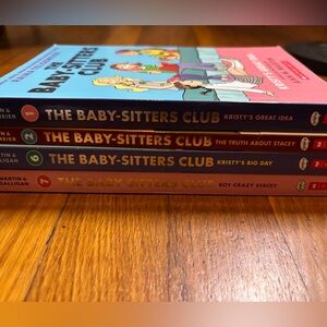 The Baby-Sitters club, book 1,2,6,7